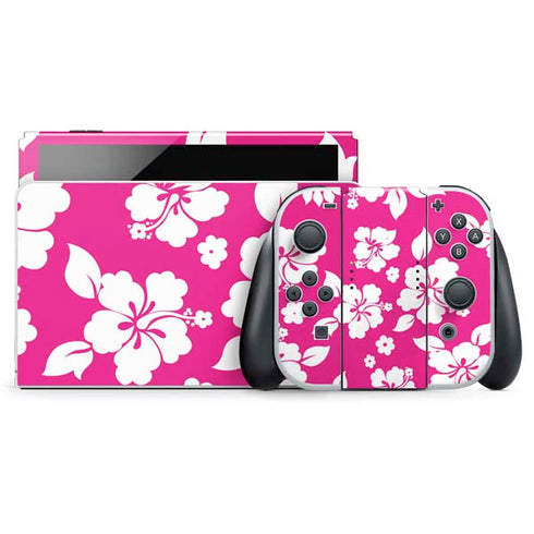 Pink and White Nintendo Skins