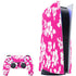 Pink and White PlayStation PS5 Skins