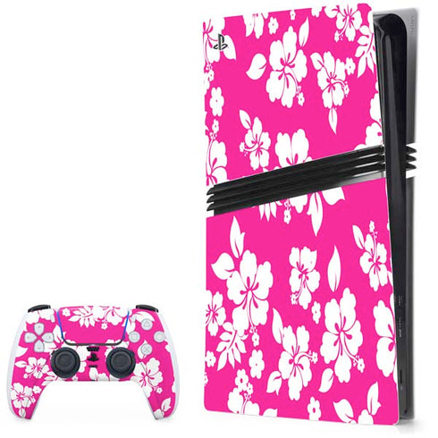 Pink and White PS5 Pro Bundle Skin