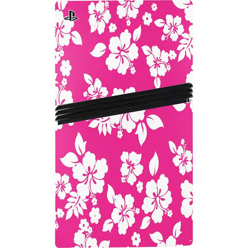 Pink and White PS5 Pro Console Skin
