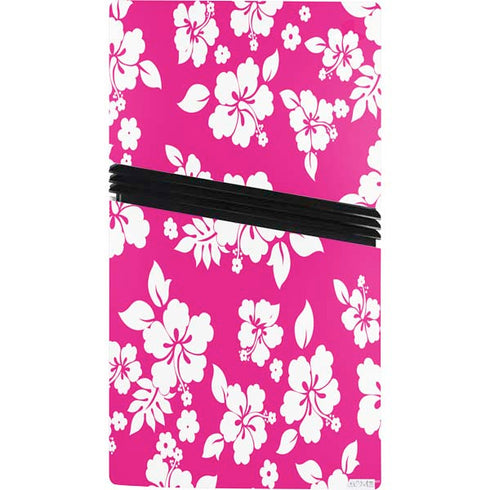 Pink and White PS5 Pro Console Skin