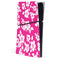 Pink and White PS5 Slim Digital Edition Console Skin