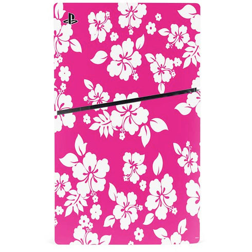 Pink and White PS5 Slim Digital Edition Console Skin