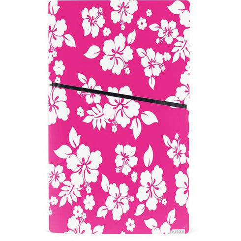 Pink and White PS5 Slim Digital Edition Console Skin