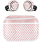 Pink and White Stripes Amazon Echo Buds Skin