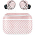 Pink and White Stripes Amazon Echo Buds Skin