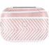 Pink and White Stripes Amazon Echo Buds Skin