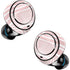 Pink and White Stripes Amazon Echo Buds Skin