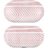 Pink and White Stripes Galaxy Buds Plus Skin