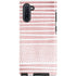 Pink and White Stripes Galaxy Cases