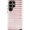 Pink and White Stripes Galaxy S23 Ultra Pro Case