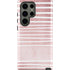 Pink and White Stripes Galaxy S23 Ultra Pro Case