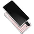 Pink and White Stripes Galaxy S24 FE Clear Case
