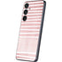 Pink and White Stripes Galaxy S25 Skin