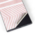 Pink and White Stripes Galaxy S25 Ultra Skin