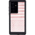 Pink and White Stripes Galaxy S24 Ultra Waterproof Case