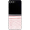 Pink and White Stripes Galaxy Z Flip6 Skin