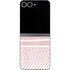 Pink and White Stripes Galaxy Z Flip6 Skin