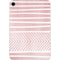 Pink and White Stripes Apple iPad Mini Skin