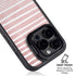 Pink and White Stripes iPhone 13 Pro Kickstand Case