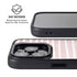 Pink and White Stripes iPhone 14 Pro Kickstand Case