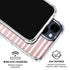 Pink and White Stripes iPhone 15 Clear Case