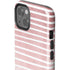 Pink and White Stripes iPhone 15 Impact Case