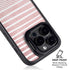 Pink and White Stripes iPhone 15 Pro Kickstand Case