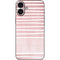 Pink and White Stripes iPhone 16 Plus Skin