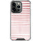 Pink and White Stripes iPhone 16 Pro Clear Case