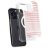 Pink and White Stripes iPhone 16 Pro Max MagSafe Case