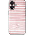 Pink and White Stripes iPhone 16 Skin