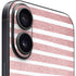 Pink and White Stripes iPhone 16 Skin