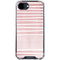 Pink and White Stripes iPhone 16e Clear Case