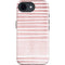 Pink and White Stripes iPhone 16e Impact Case