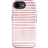 Pink and White Stripes iPhone 16e Impact Case
