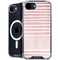 Pink and White Stripes iPhone 16e MagSafe Case