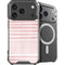 Pink and White Stripes iPhone 18 Pro MagSafe Case