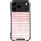 Pink and White Stripes iPhone 18 Pro Max Clear Case