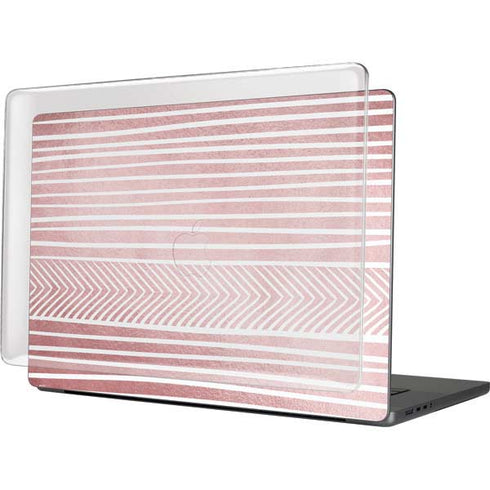 Pink and White Stripes MacBook Cases