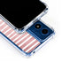 Pink and White Stripes Moto G 5G (2024) Clear Case