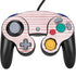 Pink and White Stripes Nintendo GameCube Controller Skin