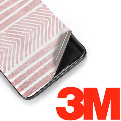 Pink and White Stripes OnePlus 7 Pro Skin