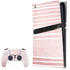 Pink and White Stripes PlayStation PS5 Skins