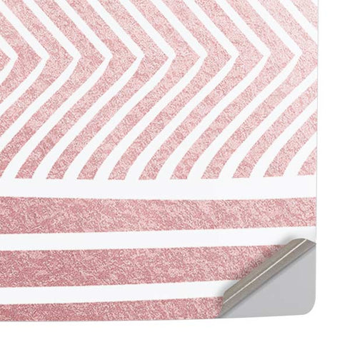 Pink and White Stripes PS5 Pro Console Skin