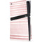 Pink and White Stripes PS5 Pro Disk Console Skin