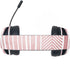 Pink and White Stripes Razer Kraken X Skin