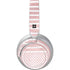 Pink and White Stripes Surface Headphones Skin