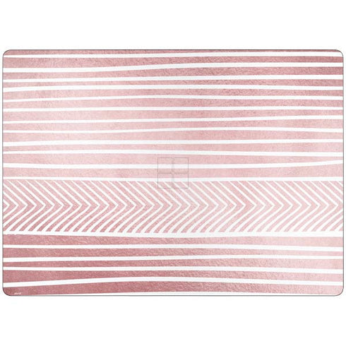 Pink and White Stripes Surface Laptop 7 13.8in Skin