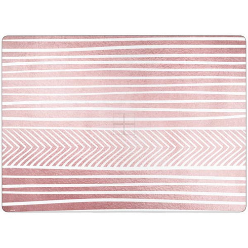 Pink and White Stripes Surface Laptop 7 15in Skin